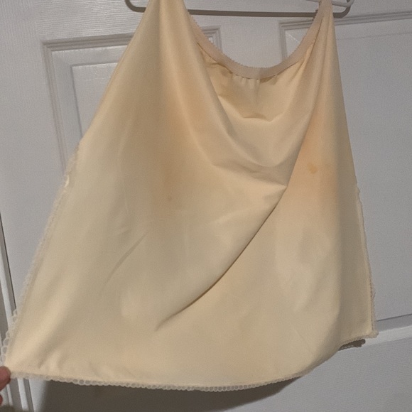 Vintage Cream Two Slit Half-Slip - Picture 7 of 9